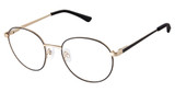 Superflex Eyeglasses SF-651 BLACK GOLD/M400
