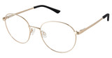 Superflex Eyeglasses SF-651 POLISHED GOLD/M311
