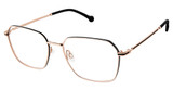 OTP Eyeglasses OTP-187 BLACK ROSE GOLD/M200
