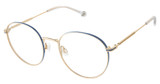 OTP Eyeglasses OTP-188 BLUE SLATE GOLD/M201