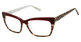 L.A.M.B. Eyeglasses LA133 burgundy/BUR