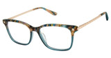 gx by GWEN STEFANI Eyeglasses GX849 Multi/teal/MUL