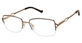 Tura Eyeglasses R706 brown/gold/BRN