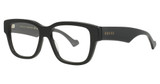 Gucci GG1428O BLACK-BLACK-TRANSPARENT/004