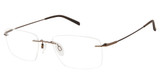 Titanium Eyeglasses CH 29126F Brown/BR