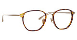 Linda Farrow Eyeglasses LFL1246 DANILO LIGHT GOLD/T-SHELL/002