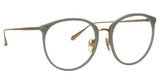 Linda Farrow Eyeglasses LFL747 KINGS STEEL/LIGHT GOLD/036