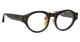 Linda Farrow Eyeglasses LFL1324 LEON BLACK/YELLOW GOLD/001