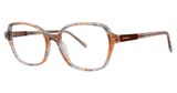 Morel Eyeglasses ALBERTINE4 Brown Crystal/SP10
