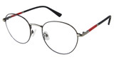 2BB Eyeglasses ALLVAR BLACK GUN RED/C01