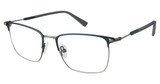 2BB Eyeglasses ISAAC GREEN GUN/C03