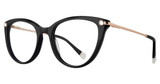 Buxton Eyeglasses BX407 Black/BLACK
