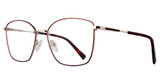 Eight to Eighty Eyewear Eyeglasses Goldie Burgundy
