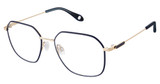 FYSH Eyeglasses FYSH 3737 NAVY GOLD/M201