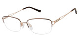 Tura Eyeglasses R146 brown/rose gold/BRN
