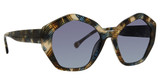 Trina Turk Eyeglasses Hamoa Brown/Cobalt/BRC