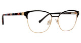 Vera Bradley Eyeglasses VB Dez Perennials Noir/PNR