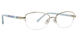 Vera Bradley Eyeglasses VB Giovanna Soft Sky Paisley/SSP