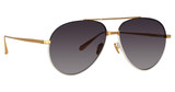 Linda Farrow LFL1421S MARCELO YELLOW GLD/BLCK/CREAM/GREY/003