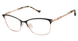 Tura Eyeglasses TE288 black/rosegold/BLK