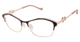 Tura Eyeglasses TE290 darkgun/rose gold/DGN