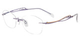 Line Art Eyeglasses XL 2176 Lavender/LA