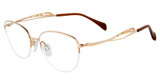 Line Art Eyeglasses XL 2177 Gold/GP