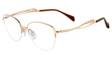 Line Art Eyeglasses XL 2177 Gold/GP