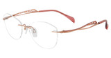 Line Art Eyeglasses XL 2175 Rose Gold/RG