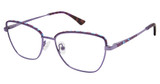 Nicole Miller Eyeglasses DESERT SKY LITE PURPLE/C03