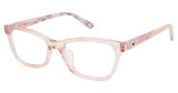 Nicole Miller Eyeglasses LILOU TRANS PINK/C02