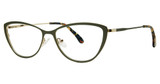Fashiontabulous Eyeglasses 10X269 Matte Charcoal/Gold/Grey