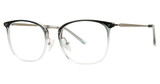Genevieve Paris Design Eyeglasses KIARA Black Fade/Matte Gunmetal