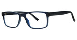 Modern Plastics I Eyeglasses ADVOCATE Navy Matte
