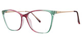 Modern Times Eyeglasses DILIGENT Jade/Fuchsia/Matte Gold