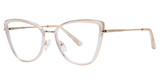 Modern Times Eyeglasses ANYWAY Blush Crystal/Gold