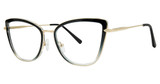 Modern Times Eyeglasses ANYWAY Black Crystal/Gold
