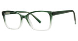 Modern Plastics II Eyeglasses CLEO Olive Crystal fade