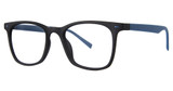 ModZ Eyeglasses PALMDALE Black/Ocean Blue