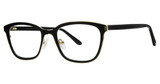 Genevieve Boutique Eyeglasses SILHOUETTE Matte Black/Gold/Black