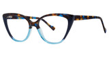 Modern Art Eyeglasses A632 Tortoise/Sapphire Blue