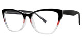 Modern Plastics I Eyeglasses ARTSY Plum/Cherry/Crystal