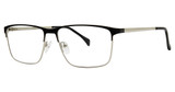 Giovani di Venezia Eyeglasses DECIPHER Matte Black/Silver