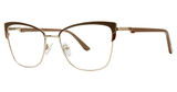 Modern Art Eyeglasses A629 Taupe/blush/Gold