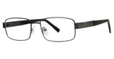 Modern Metals Eyeglasses ADJOURN Matte Gunmetal/Black