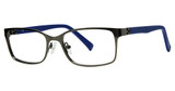 ModZ Kids Eyeglasses BRIGHT Matte Gunmetal/Navy