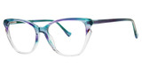 GB+ Eyeglasses INVINCIBLE Purple/Teal/Crystal