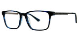 G.V. Executive Eyeglasses GVX590 Navy/Matte Gunmetal