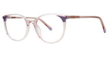 Fashiontabulous Eyeglasses 10X270 Pink Crystal/Lilac