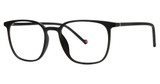 Genevieve Paris Design Eyeglasses SECRETIVE Black Matte